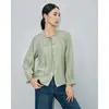 Camisa de Color Sólido para Mujer con Pajarita y Cuello Alto, Nuevo Estilo de Principios de Primavera, Top Elegante de Estilo Retro Francés 2026 para el Trabajo