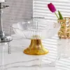 Cesta de Frutas de Celebridad de Internet Sala de Estar Hogar Mesa de Centro Plato de Dulces Cuenco Cesta de Almacenamiento de Bolsillo para Snacks Lujo Ligero Cuenco para Almacenamiento de Frutos Secos