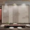 Tela Dobrável Móvel Moderna Simples Nova Divisória de Tela Estilo Chinês Escritório Sala de Estar Sala de Jantar Hotel Sala de Chá Hall de Entrada