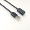 Cable de extensión USB A macho a A hembra, cable de conexión de carga, cable de conexión azul, línea de datos de transmisión de alta velocidad 2.0, 30 cm