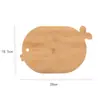 Tábua de Corte de Bambu para Frutas Transfronteiriça, Bambu Inteiro, Grau Alimentício, Dormitório Estudantil, Portátil para Exterior, Pequena Mini Tábua de Corte Dupla Face para Frutas e Vegetais