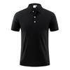 Roupa de Trabalho Polo Manga Curta Logo Estampado Unissex Gola Lapela Business Paul Top Verão Camiseta Bordada