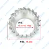 Arandela de seguridad dentada cónica de acero inoxidable 304, embudo dentado externo, junta en forma de sierra, anti-floja, M3-M10