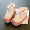 Botas de Nieve para Niñas 2025 Nueva Moda de Invierno para Niños Zapatos Grandes de Algodón con Forro de Felpa, Engrosados y Cálidos, Botas de Algodón para Niños Grandes del Noreste