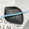 Pulsera, collar, cuentas, pendientes, horquilla, material decorativo, color sólido, cristal, imitación de jade, cuentas redondas, material de jade, cuentas dispersas