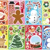 8 Piezas/Set Collage Navideño Hecho a Mano Sin Repetir DIY Funda de Teléfono Material para Diario Decoración Pegatinas para Cuaderno