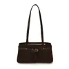 Bolsa de Tote Transfronteriza Lino Nicho Retro Bolso de Mano para Viajes Cotidianos Gran Capacidad Sensación de Alta Gama Bolso de Hombro Bolso de Hombro Único para Mujer