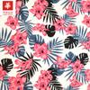 Fornece uma variedade de popeline de algodão estampado em estilo tropical Hainan, camisa masculina, roupas, chapéu, tecido, atacado
