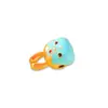 Plata 925 Chapada en Oro Azul Quemado Pintado Colgante de Conejo Panda Lindo Colgante de Conejo Conejo Volando Hacia Adelante Accesorios DIY