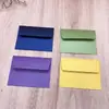 Fornecimento de fábrica 10 pequenos envelopes novos e limpos para cartões de membro cor de papel pérola envelope mini ocidental pequeno pode ser impresso
