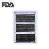 Set de Pestañas Postizas Transfronterizo, Pestañas Segmentadas para Comercio Exterior, Estilo Natural y Grueso, Pestañas de Autoinjerto, Al por Mayor en Stock