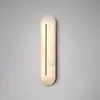 Luminária de parede de fundo para sala de estar em mármore natural e cobre total, designer de arte, luz francesa de luxo, luminária de cabeceira italiana para quarto