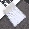 Novo pente de cílios de cristal colorido, escova para cílios, escova para sobrancelhas, escova portátil para cílios, escova pequena multiuso, 50 unidades