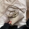 Bolsa de padrão de pedra de design de nicho francês para mulheres outono e inverno 2021 nova bolsa de textura vintage moda crossbody bolsa