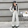 Conjunto de Roupa para Meninas Coleção Primavera 2026 Novo Roupa Esportiva Infantil Conjunto Elegante para Primavera e Outono com Acabamento de Alta Qualidade