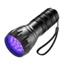 Luz UV Portátil de 395nm Lámpara Ultravioleta de Secado Rápido 21LED Lámpara Curado de Pegamento UV Linterna UV