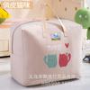 Bolsa de armazenamento para colcha de jardim de infância bolsa de mão bolsa de bagagem grande capacidade à prova d'água à prova de umidade para mudança algodão roupa de cama