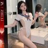 Lencería Sexy, Uniformes Sexys, Uniformes de Estudiante Estilo Japonés, Juego de Roles Apasionado, Trajes de Gimnasia de Deseo Puro, Monos de Agua Muerta