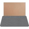 Alfombrilla de suelo de tierra de diatomeas transfronteriza, alfombrilla dura absorbente para baño, felpudo para puerta de entrada, baño, doméstico, antideslizante, secado rápido