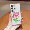 Funda de Teléfono Romántica de Tulipán Más Vendida en el Extranjero para Galaxy S24, Cubierta Protectora Magnética de Alta Apariencia para Samsung S25 para Niñas