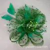 Tocados para Novias Europeas y Americanas Transfronterizos Flor de Plumas Malla para Festival de Carreras de Caballos Diadema de Plumas Pinza para el Pelo Tocados