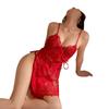 Lencería sexy sin espalda para mujer, pijamas sexys, fabricantes de tentación, encaje hueco transparente, cuello halter, body moldeador, pijamas