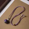 Transmisión en Vivo Venta al por Mayor Diseño de Artesanía en Laca Collar de Cuerda Tejido a Mano, Colgante de Juguete Cultural, Pulsera de Cuentas de Laca al por Mayor