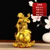 Mono de la Fortuna de Cobre Adorno Decorativo para el Hogar, Mono Pequeño de Latón del Zodiaco 12 Metal, Mono Dorado Sencillo Manualidad para Escritorio Regalo