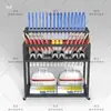 Raquete de badminton raquete de tênis rack de exibição da ilha central da quadra de tênis rack de armazenamento de exibição de raquete de tênis de mesa rack de exibição de tubo de bola