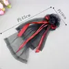 Accesorios para el Cabello Lolita, Velos, Pasador de Flor de Rosa, Pinza con Borde de Encaje, Pasador Gótico Oscuro Hecho a Mano Lolita