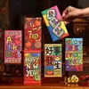 Sobres Rojos de Año Nuevo Pequeños de Buena Fortuna, Creativos Personalizados 2027 Año del Cordero Nuevos Sobres Rojos de Dibujos Animados al por Mayor