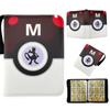 PTCG Magic Baby Bao Ke Meng libro de tarjetas 4 rejillas 9 rejillas tarjeta de anime libro de colección de tarjetas PU cremallera hojas sueltas tarjetero