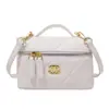 Bolso de Mano Estilo Pequeño Lujo Piel Suave Caja Bolso para Mujer 2026 Nuevo Estilo Bolso Lonchera Acolchado de Diamante Bolso de Hombro Único de Alta Gama