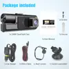 DVR de Coche de 5 Lentes Transfronterizo Grabación de Cinco Vías: Frontal, Izquierda, Derecha y Trasera, Gran Angular, Visión Nocturna, Cámara de Salpicadero Wifi