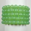 Pulsera morada ahumada joyería barata vidrio opaco transfronteriza popular comercio exterior exportación cuentas redondas de 8MM
