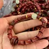 Sándalo verde ébano junta de bambú DIY pulsera noche eterna 0.8 hombres y mujeres rosario adorno pulsera joyería