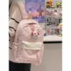 2026 Nueva Mochila de Gato Linda de Verano para Niñas ins Dibujos Animados Estudiantes de Primaria y Secundaria Bolso de Doble Hombro Mochila de Viaje Ligera