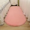 Alfombra Personalizada de Piel Sintética Sofá Computadora Silla de Café Alfombra de Piso Mesita de Noche Sofá Habitación Infantil Alfombra de Piel Sintética de Conejo Polyform