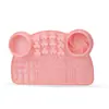 Tapete de silicone para animais de estimação direto da fábrica, tapete de silicone para comida lenta de cães e gatos, flexível e resistente a mordidas