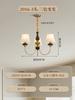 Lustre para Sala de Estar Estilo Antigo Design Vintage Francês recomendar Estilo Nanyang Sala de Jantar Quarto Tecido de Luxo Criativo Lustre