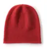 Gorro de Cachemir Tejido Suave y Cálido, Sin Costuras, de una Sola Pieza, Amigable con la Piel, al por Mayor Transfronterizo del Fabricante, en Stock