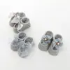 Meias de Chão Estilo Coreano para Bebês Meninas Renda Laço Meias Barco Meias Barco com Buraco Primavera e Outono Crianças Antiderrapantes