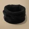 Novo Cachecol de Lã Cashmere 100% Puro Feminino Cor Sólida Versátil Quente para Pescoço Tricotado Gola Falsa para Homens e Mulheres