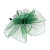 Tocado de Gasa para Novia Europeo y Americano Pasador Diadema Doble Uso Tocado de Plumas Más Vendido Accesorios para el Cabello de Fiesta Banquete