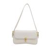 Bolso de axila nicho simple y elegante para mujer 2025 Nuevo Verano Moda Coreana Bolso de un solo hombro con candado Bolso cuadrado pequeño