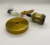DIYE27 Portalamparas de Araña Vintage Línea Colgante Taza de Lámpara de Aluminio Colgante Línea de Cable de Tornillo Grande Portalamparas Antiguo de Edison
