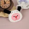 Llavero Colgante de Rubí Relleno Muñeco Lindo de Capibara Oso Broche Castor Bolso Ropa Regalo DIY