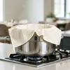 Pano para cozinhar no vapor para uso doméstico, pano para tofu, pano filtro para resíduos de feijão, pano para bandeja de vaporizador, pano de gaze de algodão quadrado antiaderente para vaporizador de cozinha