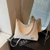 Bolso de Hombro y Axila Grande de Moda y Elegante con un Toque de Lujo, Bolso de Mano Versátil, Bolso Cuadrado Pequeño, Bolso Tote Retro para Mujer