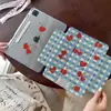 Funda Protectora para Tableta iPad Pro Cereza Corazón Coreano Mini Cuadros Air7 Succión Lateral Décima Generación Y Fold 12.9